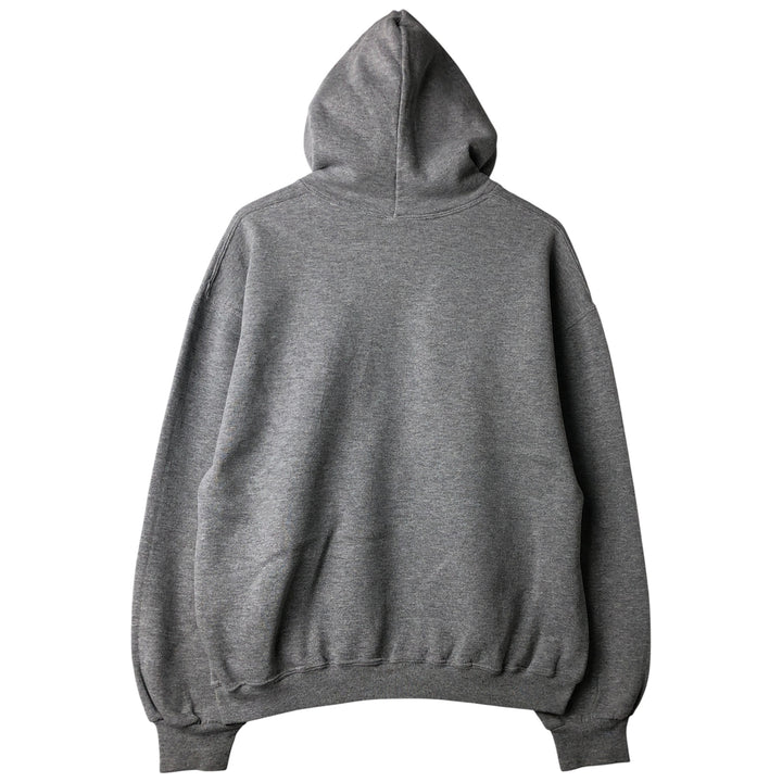 Vintage 90'S Russell triple print college pullover sweatshirt, size L, men's polyester gray type Vintage Second Hand