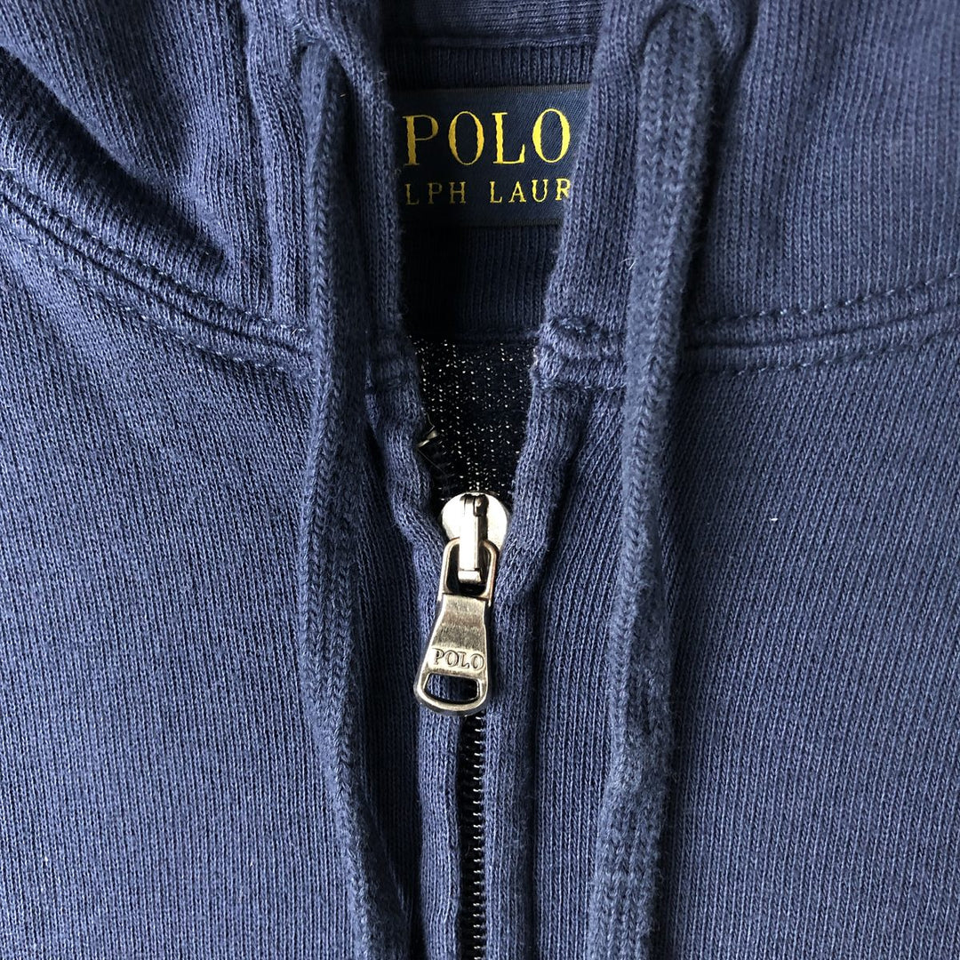 Ralph Lauren POLO RALPH LAUREN Sweat Full Zip Hoodie Men's XL cotton navy blue type Vintage Second Hand