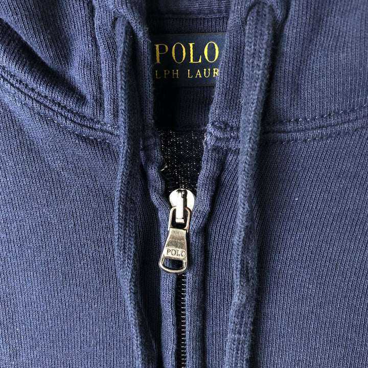 Ralph Lauren POLO RALPH LAUREN Sweat Full Zip Hoodie Men's XL cotton navy blue type Vintage Second Hand