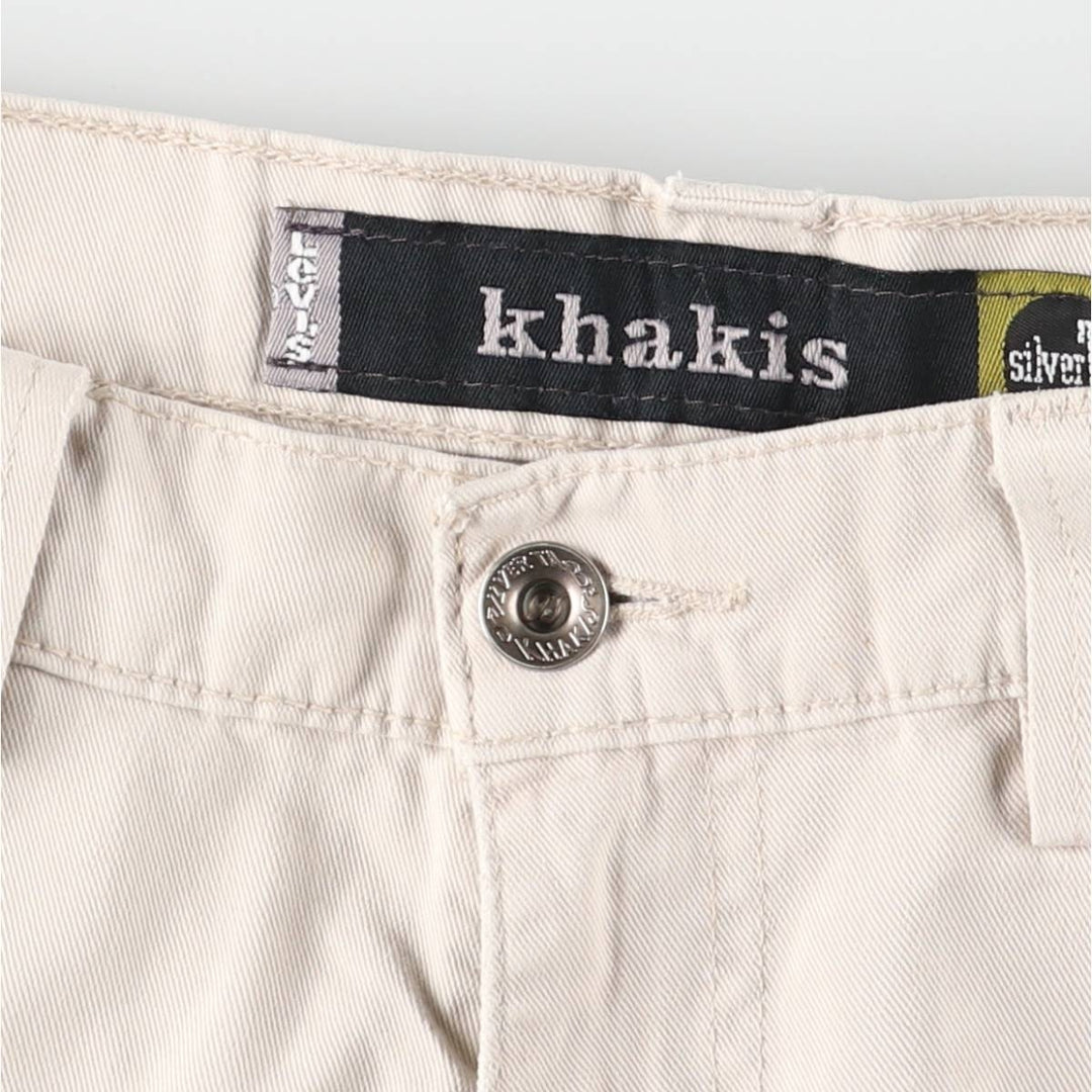 90'S Levi's Silver Tab Khakis Chino/Cargo Pants, Men's, Size W33, Vintage unclear Beige type Vintage Second Hand