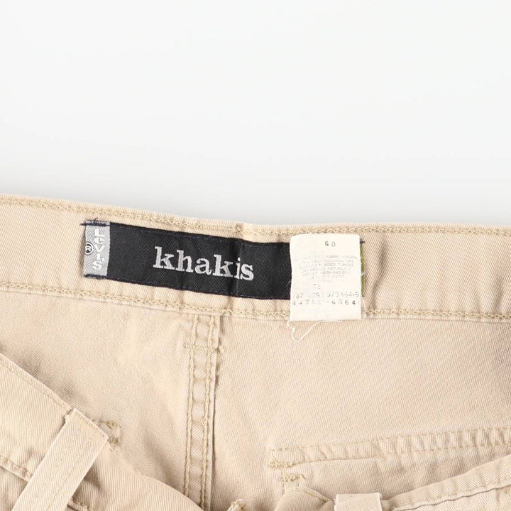 90'S Levi's Silver Tab Khakis Chino/Cargo Pants, Men's, Size W33, Vintage cotton Beige type Vintage Second Hand