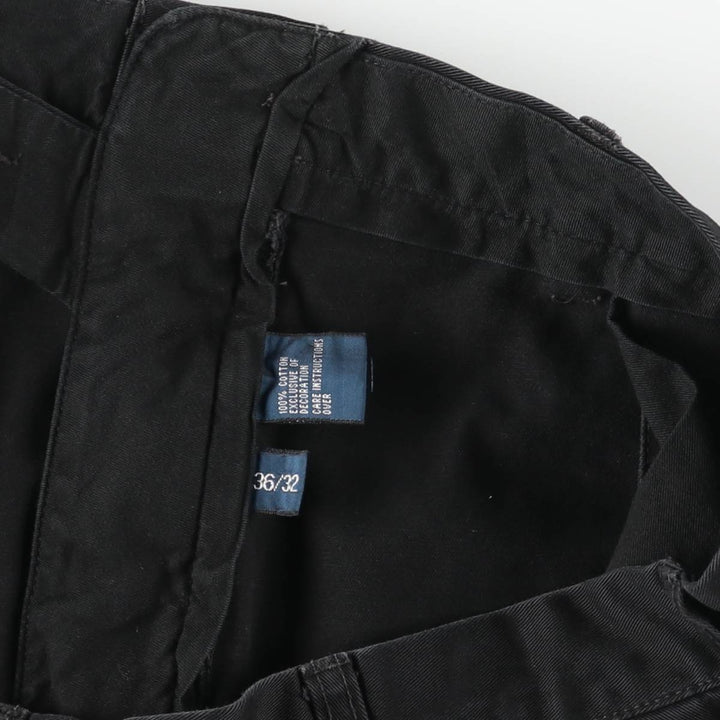 Ralph Lauren POLO by Ralph Lauren Chino Pants Men's W36 cotton black type Vintage Second Hand