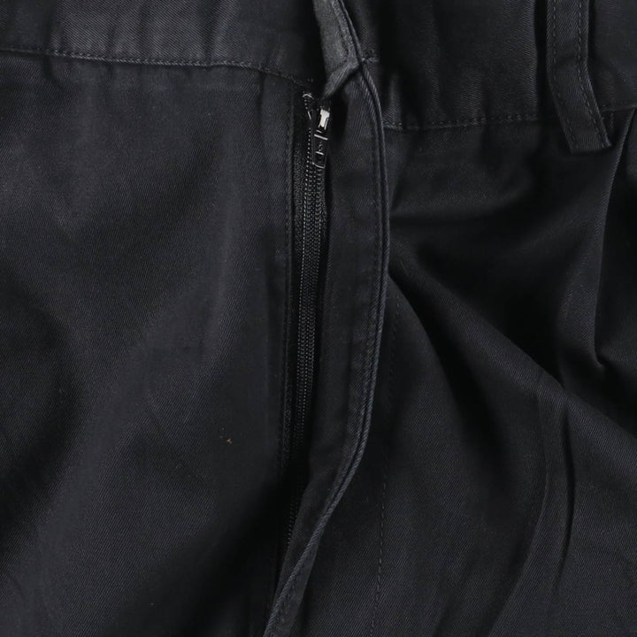 Ralph Lauren POLO by Ralph Lauren Two-pleat Chino Pants for Men, W34 equivalent cotton black type Vintage Second Hand