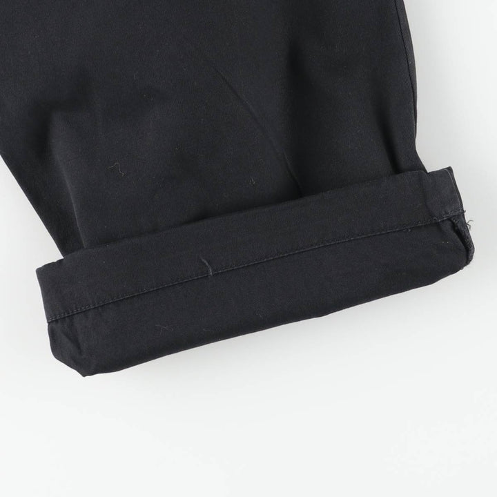 Ralph Lauren POLO by Ralph Lauren Two-pleat Chino Pants for Men, W34 equivalent cotton black type Vintage Second Hand