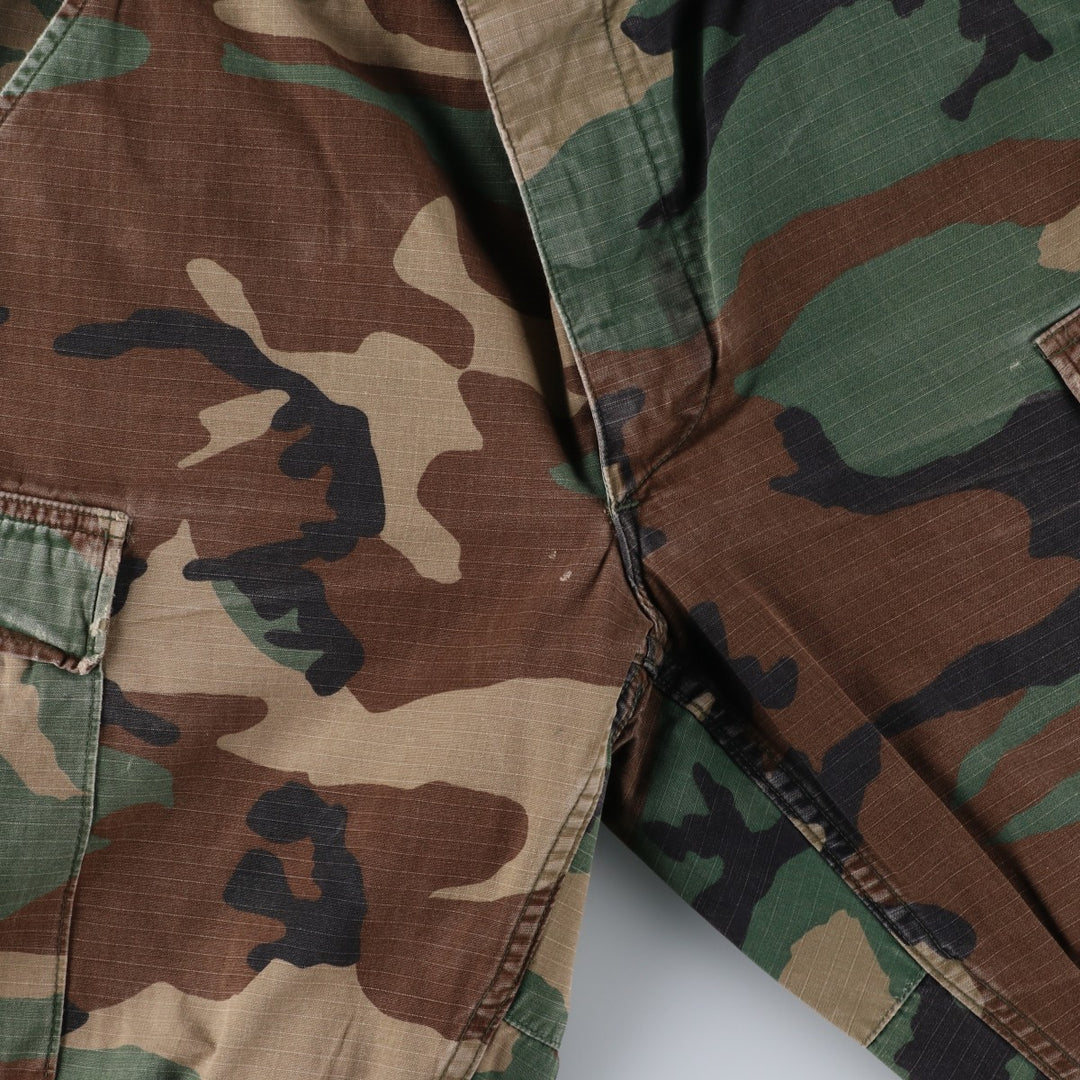 Authentic 1980'S US Military Camouflage Woodland Camo Ripstop Military Cargo Pants, Made in USA, Men's, Size W29 cotton Khaki type sage green Vintage Second Hand