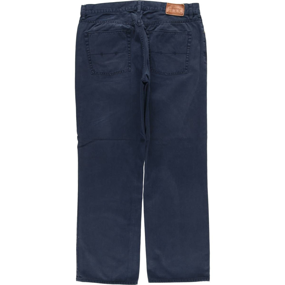 Ralph Lauren Polo Ralph Lauren Men's Chino Pants (Size W34) cotton navy blue type Vintage Second Hand