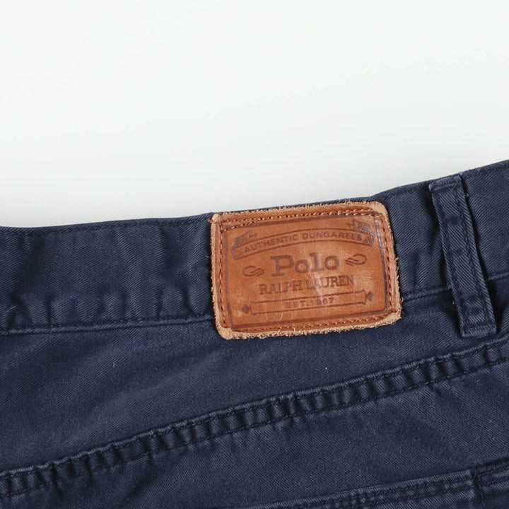 Ralph Lauren Polo Ralph Lauren Men's Chino Pants (Size W34) cotton navy blue type Vintage Second Hand