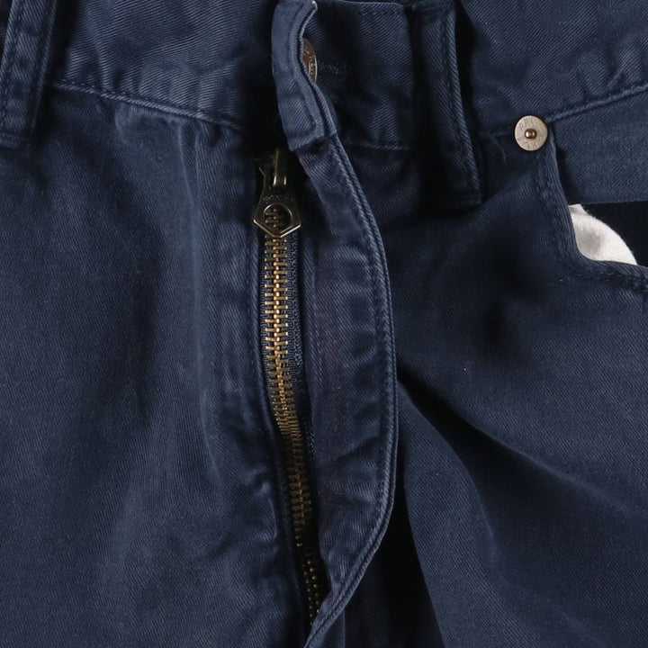 Ralph Lauren Polo Ralph Lauren Men's Chino Pants (Size W34) cotton navy blue type Vintage Second Hand