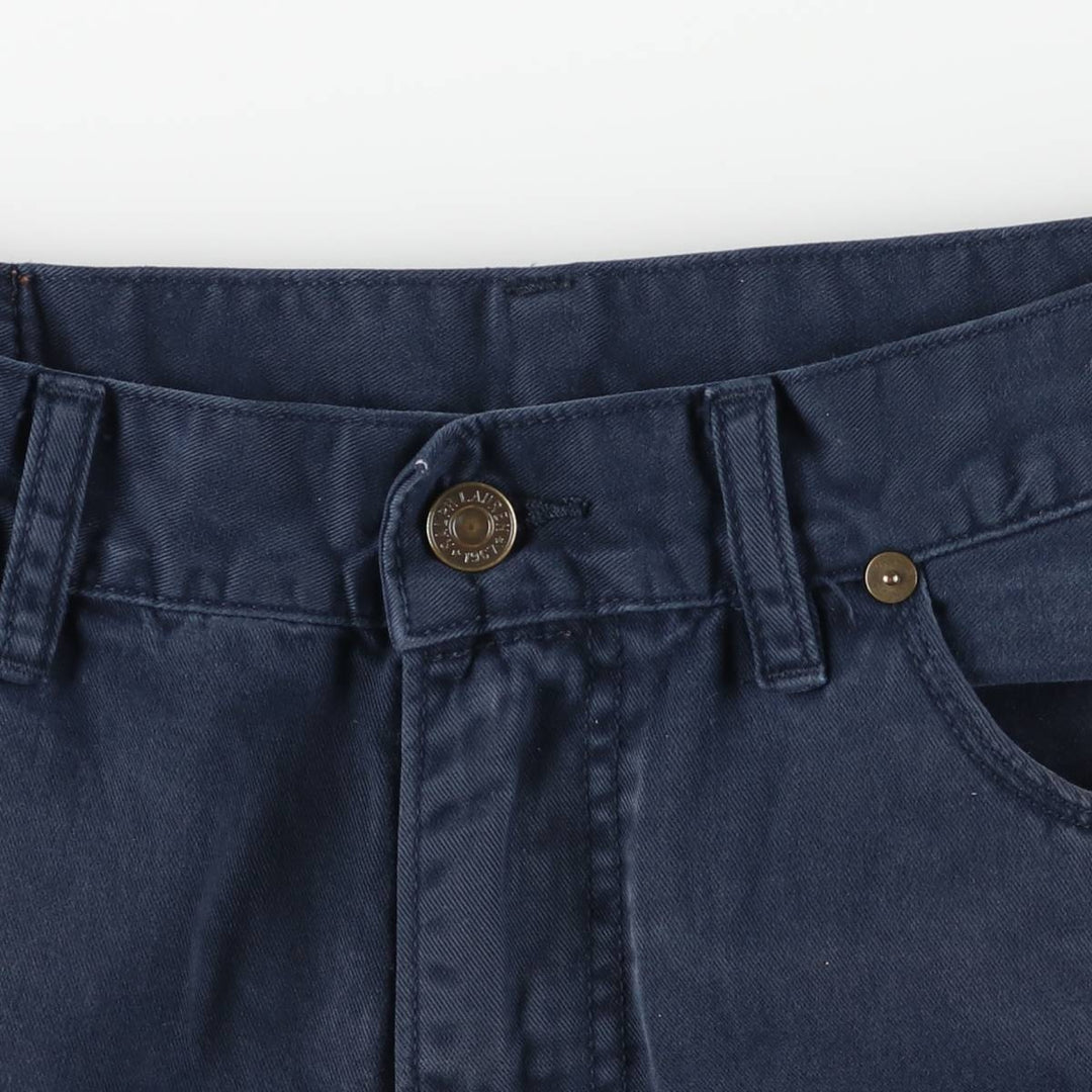 Ralph Lauren Polo Ralph Lauren Men's Chino Pants (Size W34) cotton navy blue type Vintage Second Hand