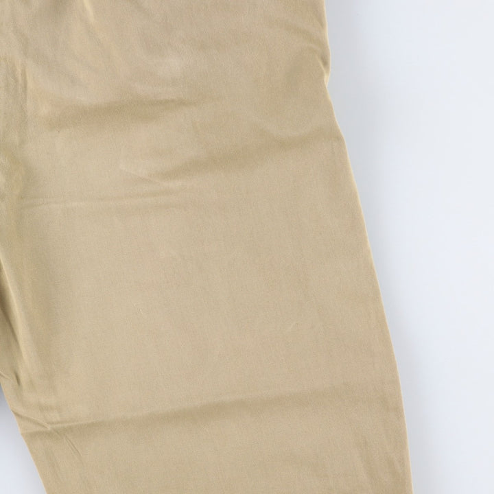Ralph Lauren POLO by Ralph Lauren Two-pleat Chino Pants for Men, W34 equivalent cotton Beige type Vintage Second Hand