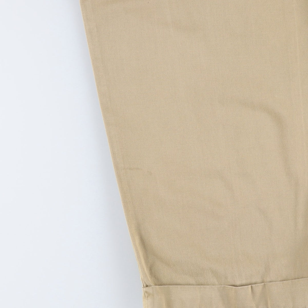 Ralph Lauren POLO by Ralph Lauren Two-pleat Chino Pants for Men, W34 equivalent cotton Beige type Vintage Second Hand