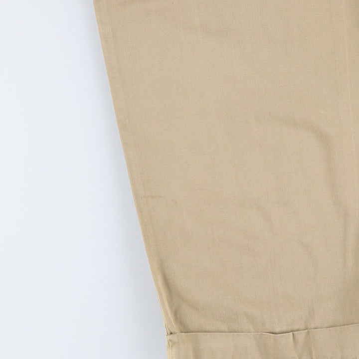 Ralph Lauren POLO by Ralph Lauren Two-pleat Chino Pants for Men, W34 equivalent cotton Beige type Vintage Second Hand