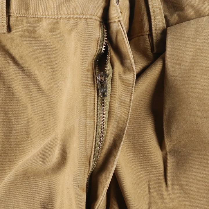 Ralph Lauren POLO RALPH LAUREN Classic Fit Two-Pleated Chino Pants, Men's, Size W36 cotton Beige type Vintage Second Hand