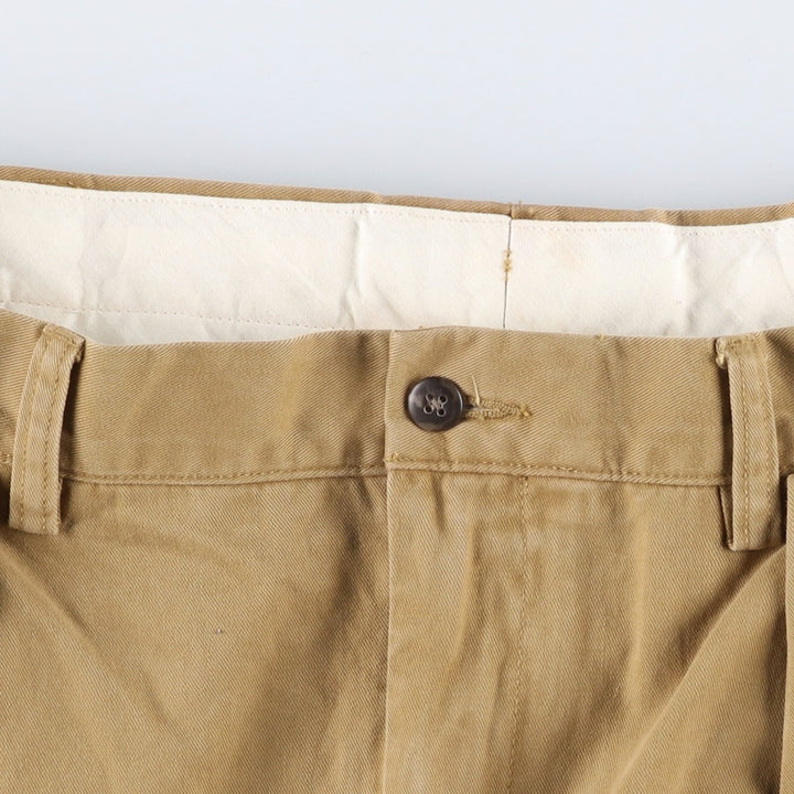 Ralph Lauren POLO RALPH LAUREN Classic Fit Two-Pleated Chino Pants, Men's, Size W36 cotton Beige type Vintage Second Hand