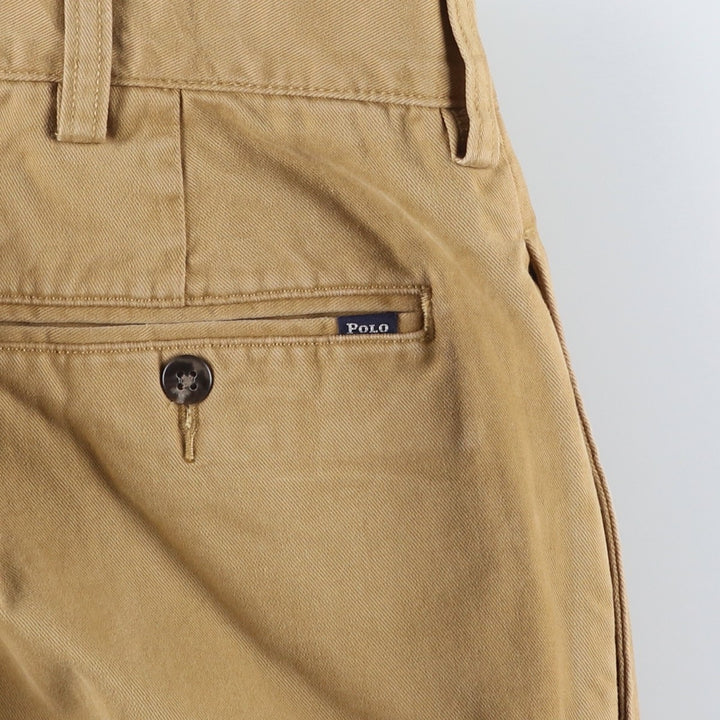 Ralph Lauren POLO RALPH LAUREN Classic Fit Two-Pleated Chino Pants, Men's, Size W36 cotton Beige type Vintage Second Hand