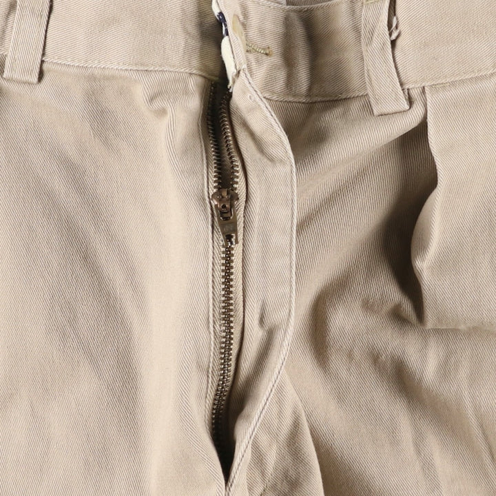 Ralph Lauren Polo Ralph Lauren Two-pleat Chino Pants for Men, W34 equivalent cotton Beige type Vintage Second Hand