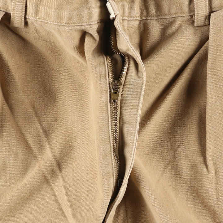 Ralph Lauren Polo Ralph Lauren Two-pleat Chino Pants Men's Size W38 cotton Beige type Vintage Second Hand