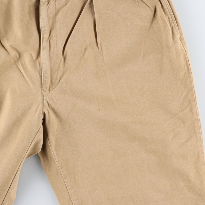 Ralph Lauren Polo Ralph Lauren Two-pleat Chino Pants Men's Size W38 cotton Beige type Vintage Second Hand