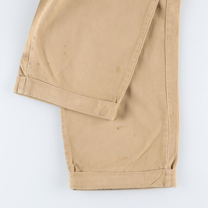 Ralph Lauren Polo Ralph Lauren Two-pleat Chino Pants Men's Size W38 cotton Beige type Vintage Second Hand