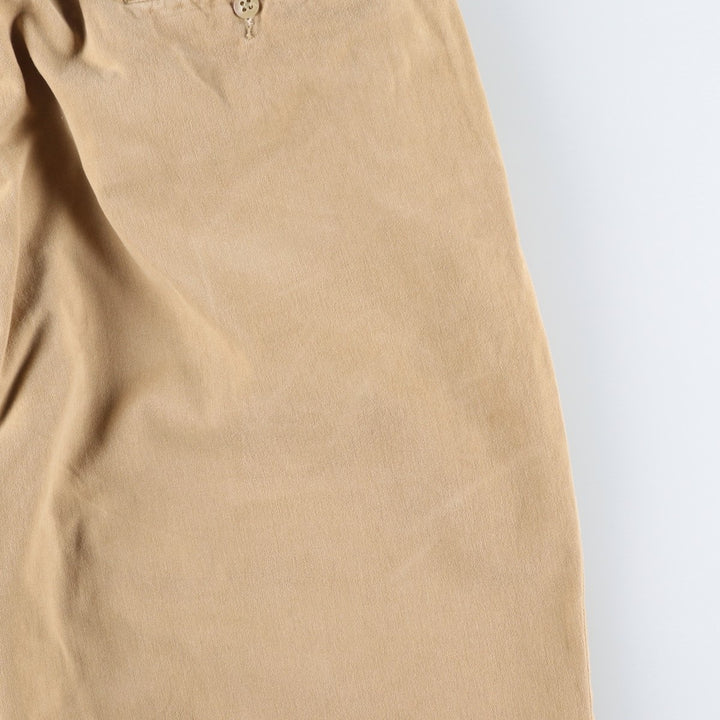 Ralph Lauren Polo Ralph Lauren Two-pleat Chino Pants Men's Size W38 cotton Beige type Vintage Second Hand