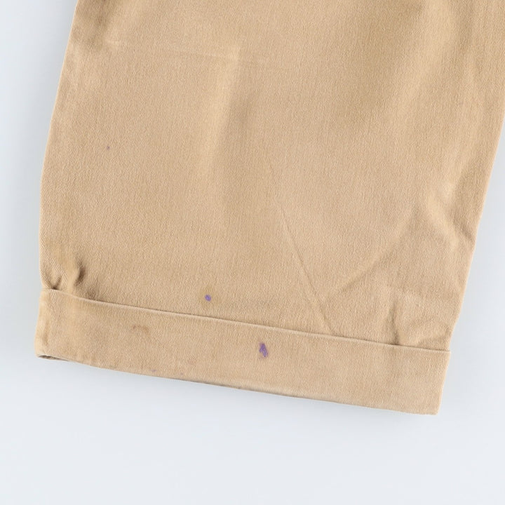 Ralph Lauren Polo Ralph Lauren Two-pleat Chino Pants Men's Size W38 cotton Beige type Vintage Second Hand