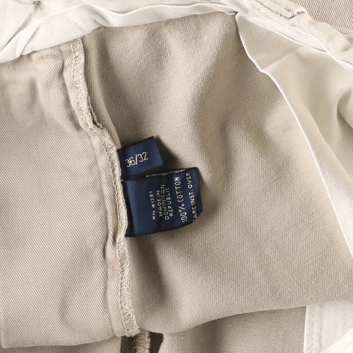 Ralph Lauren POLO by Ralph Lauren Chino Pants Men's W34 equivalent cotton Beige type Vintage Second Hand