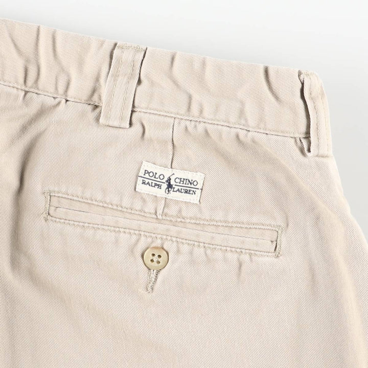 Ralph Lauren POLO by Ralph Lauren Chino Pants Men's W34 equivalent cotton Beige type Vintage Second Hand