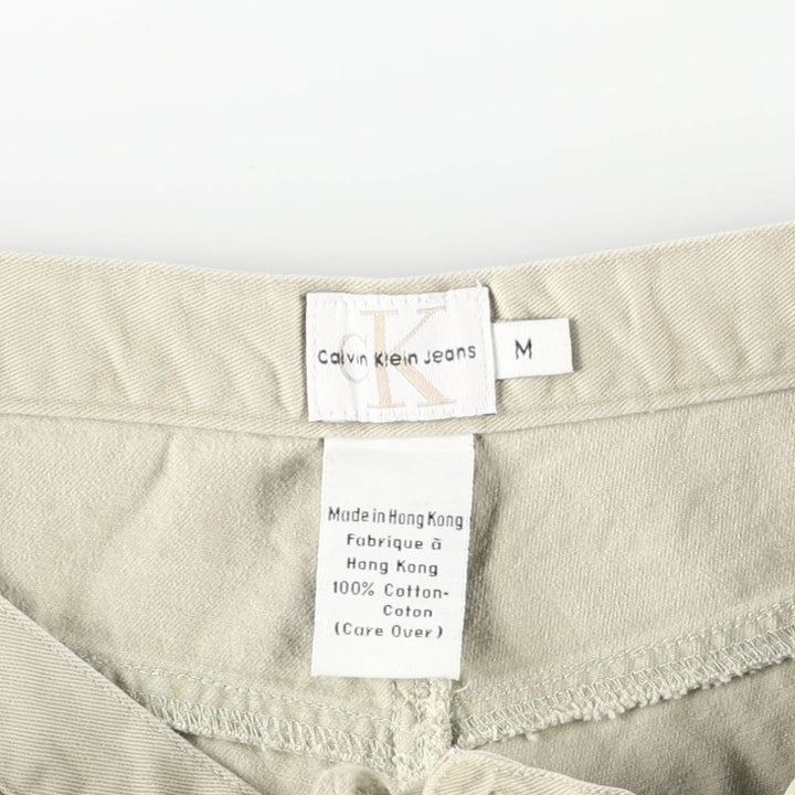 90s-00'S Calvin Klein Jeans Chino Cargo Pants, Men's, Size W32, Vintage cotton Beige type Vintage Second Hand