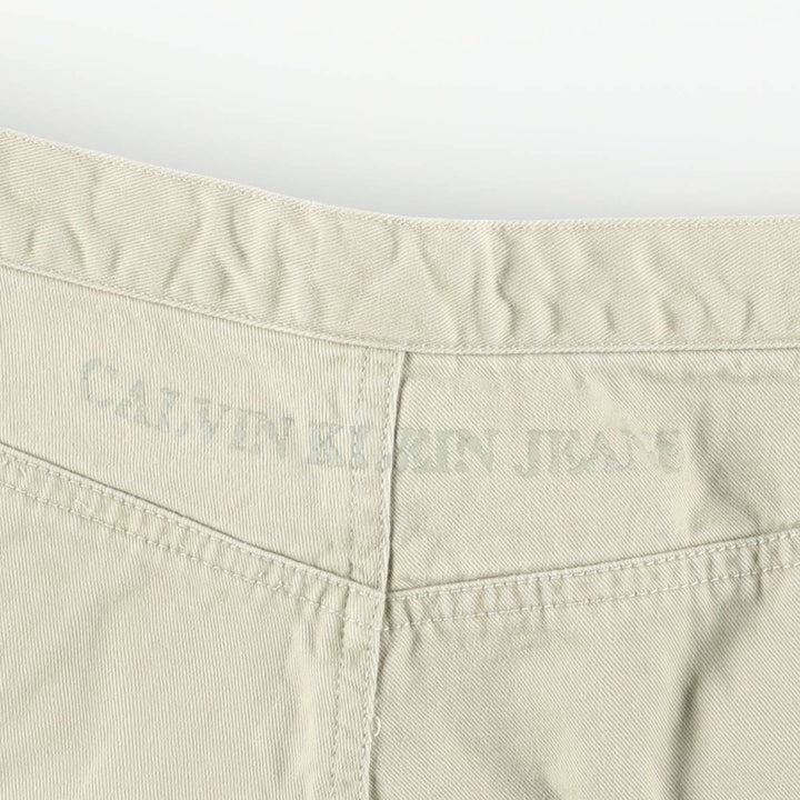 90s-00'S Calvin Klein Jeans Chino Cargo Pants, Men's, Size W32, Vintage cotton Beige type Vintage Second Hand