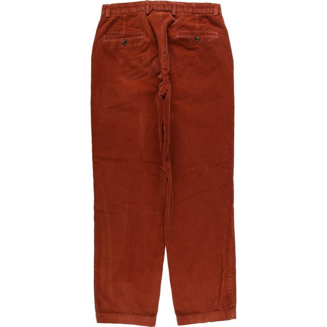 Brooks Brothers Clark Corduroy Pants, Men's, Size W30 cotton red type Vintage Second Hand