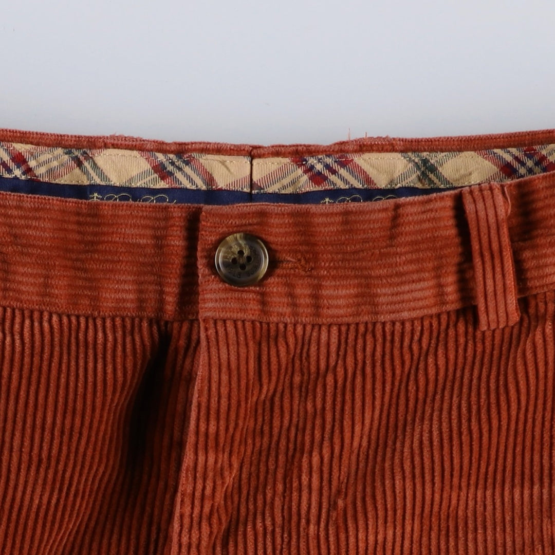 Brooks Brothers Clark Corduroy Pants, Men's, Size W30 cotton red type Vintage Second Hand