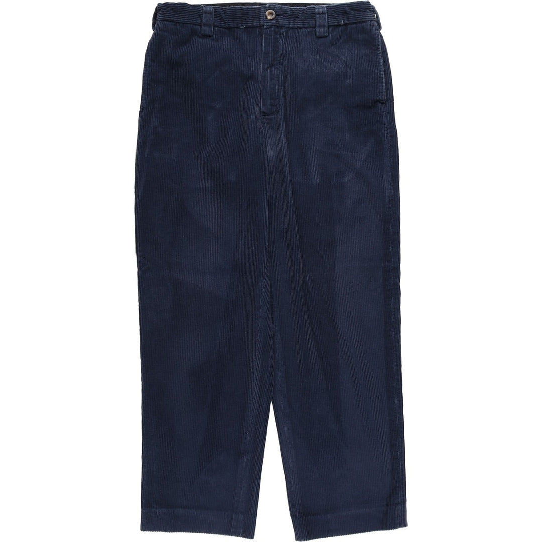 90s-00'S LLBean Classic Fit Corduroy Pants, Men's, Size W33, Vintage unclear navy blue type Vintage Second Hand