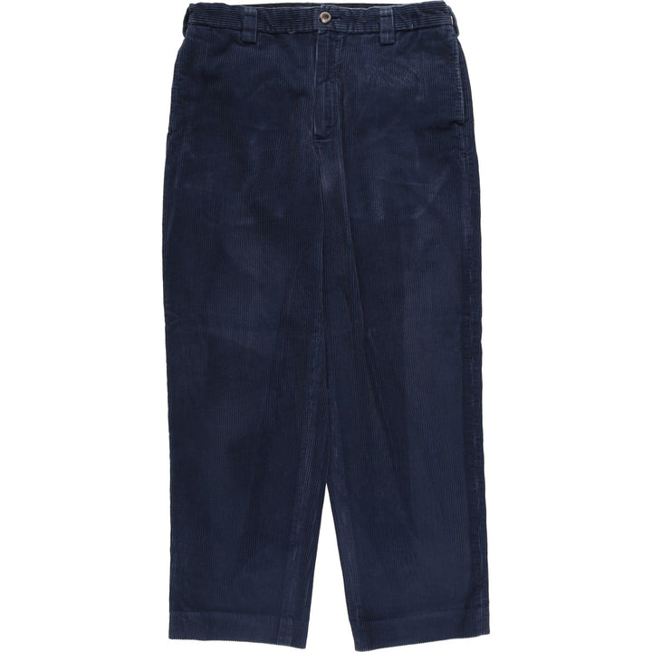 90s-00'S LLBean Classic Fit Corduroy Pants, Men's, Size W33, Vintage unclear navy blue type Vintage Second Hand