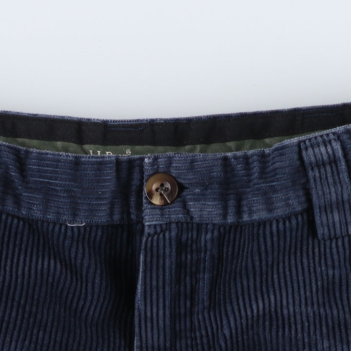 90s-00'S LLBean Classic Fit Corduroy Pants, Men's, Size W33, Vintage unclear navy blue type Vintage Second Hand