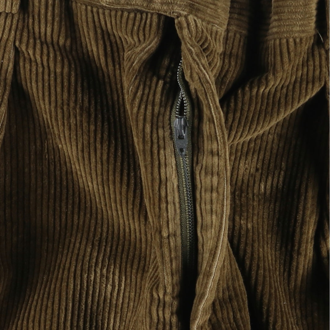 Vintage LLBean 80s-90'S Two-pleat Corduroy Pants, Made in USA, Men's Size W32 unclear brown type Vintage Second Hand