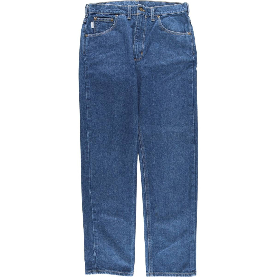 Vintage 80s-90'S Carhartt tapered denim pants, made in the USA, men's size W34. cotton blue type Vintage Second Hand