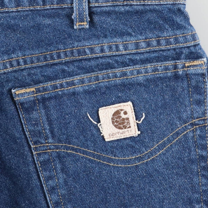 Vintage 80s-90'S Carhartt tapered denim pants, made in the USA, men's size W34. cotton blue type Vintage Second Hand