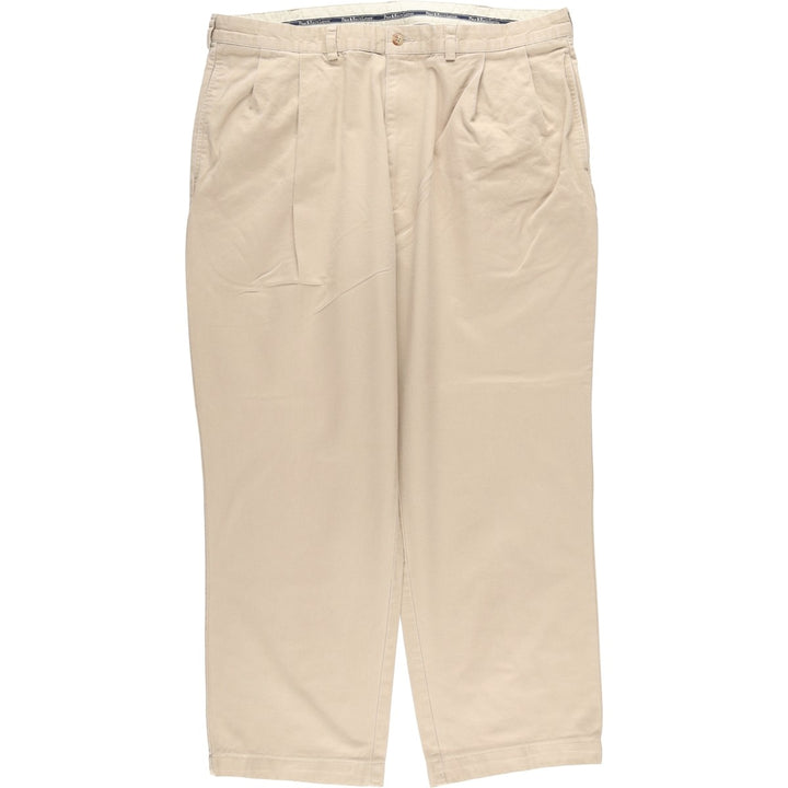 Ralph Lauren Polo Ralph Lauren Two-pleat Chino Pants Men's Size W39 cotton Beige type Vintage Second Hand