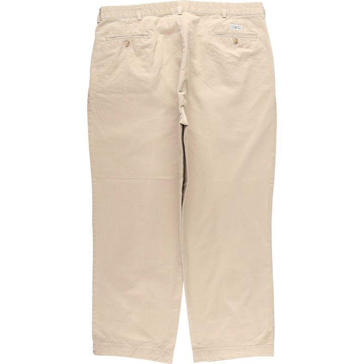 Ralph Lauren Polo Ralph Lauren Two-pleat Chino Pants Men's Size W39 cotton Beige type Vintage Second Hand