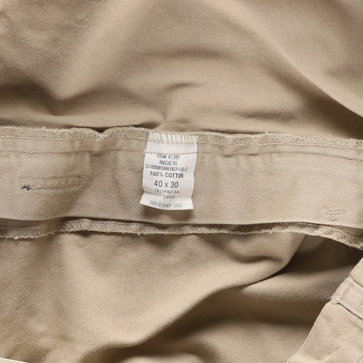 Ralph Lauren Polo Ralph Lauren Two-pleat Chino Pants Men's Size W39 cotton Beige type Vintage Second Hand