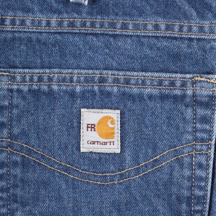 Carhartt FR Series Relax Fit Tapered Denim Pants, Men's Size W31 cotton blue type Vintage Second Hand