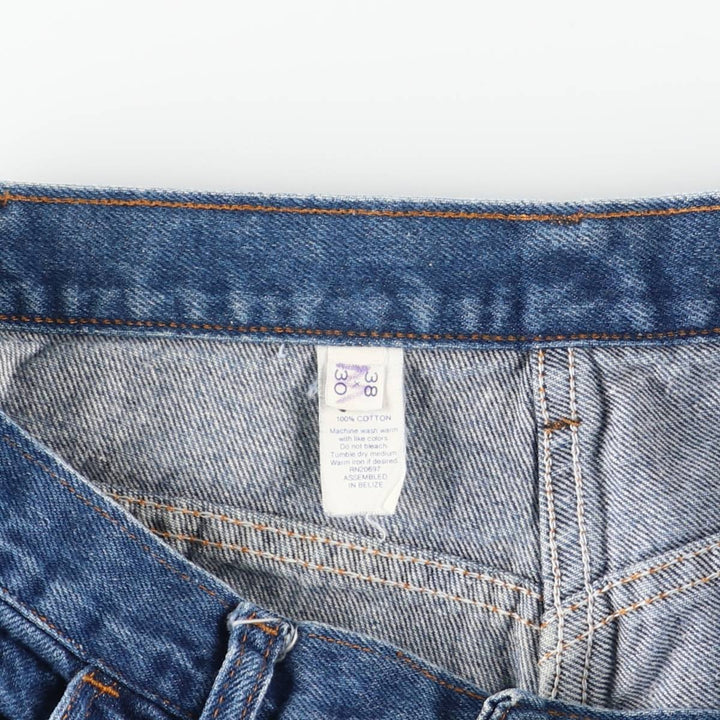 Vintage 1980'S Dickies straight-leg denim pants, men's size W34 cotton blue type Vintage Second Hand
