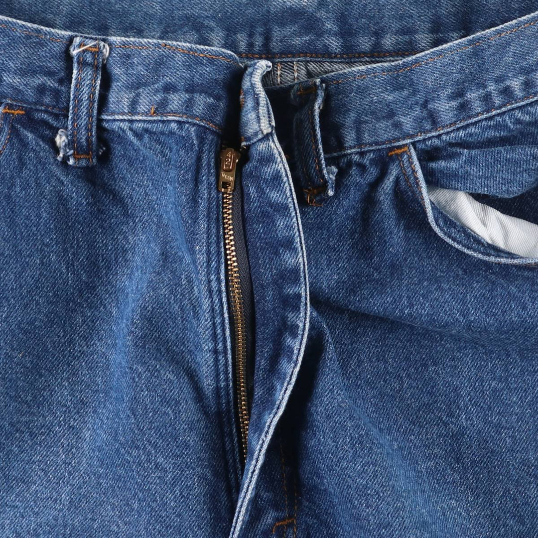 Vintage 1980'S Dickies straight-leg denim pants, men's size W34 cotton blue type Vintage Second Hand