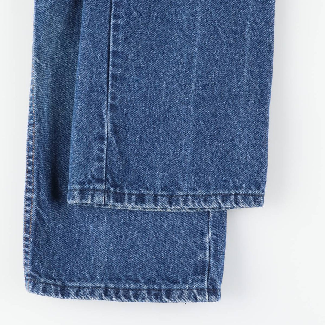 Vintage 1980'S Dickies straight-leg denim pants, men's size W34 cotton blue type Vintage Second Hand