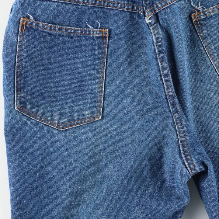 Vintage 1980'S Dickies straight-leg denim pants, men's size W34 cotton blue type Vintage Second Hand