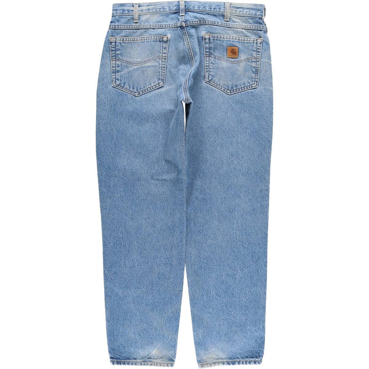 Carhartt Tapered Denim Pants for Men, W36 cotton blue type Vintage Second Hand