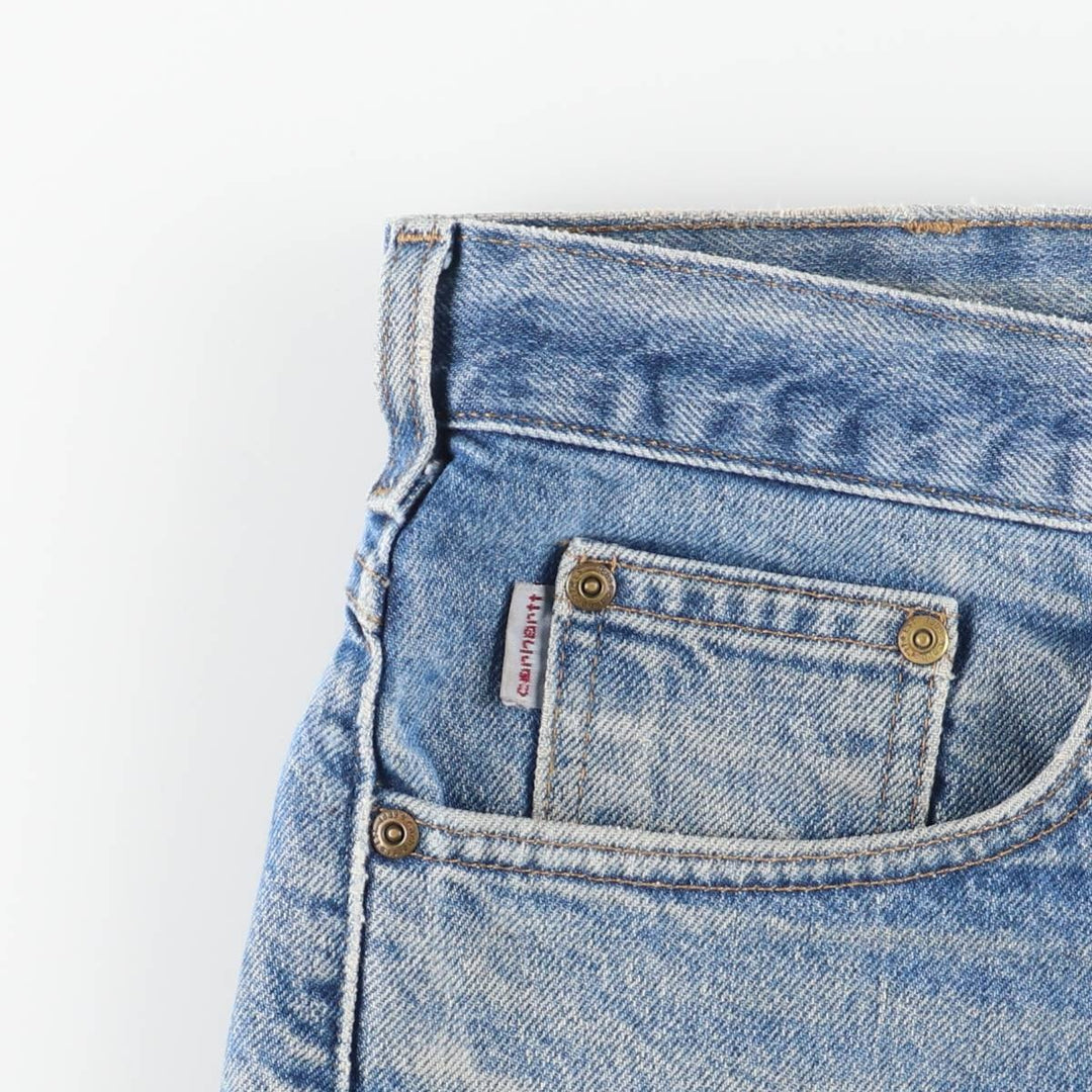 Carhartt Tapered Denim Pants for Men, W36 cotton blue type Vintage Second Hand