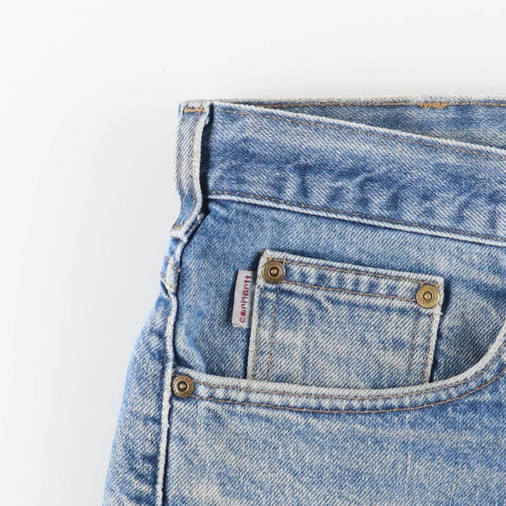 Carhartt Tapered Denim Pants for Men, W36 cotton blue type Vintage Second Hand