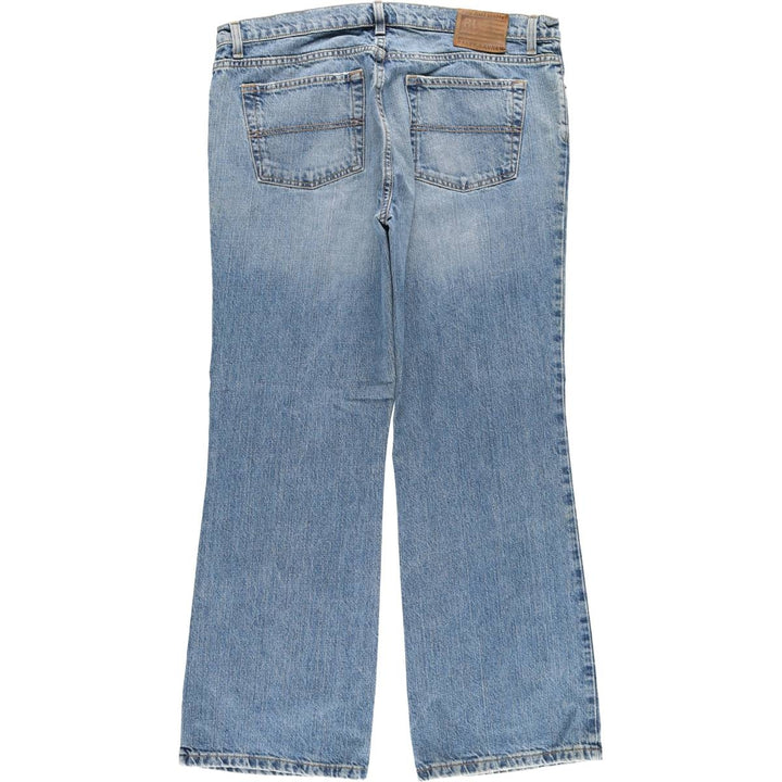 2000'S Ralph Lauren Polo Jeans Company Flare Cut Denim Pants, Women's, XXL (W37) cotton blue type Vintage Second Hand