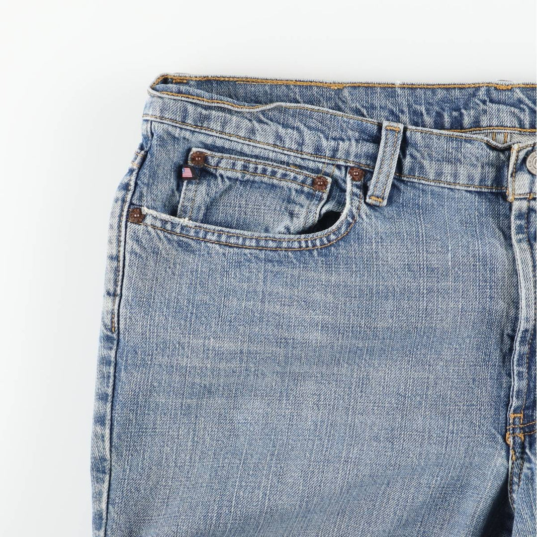 2000'S Ralph Lauren Polo Jeans Company Flare Cut Denim Pants, Women's, XXL (W37) cotton blue type Vintage Second Hand